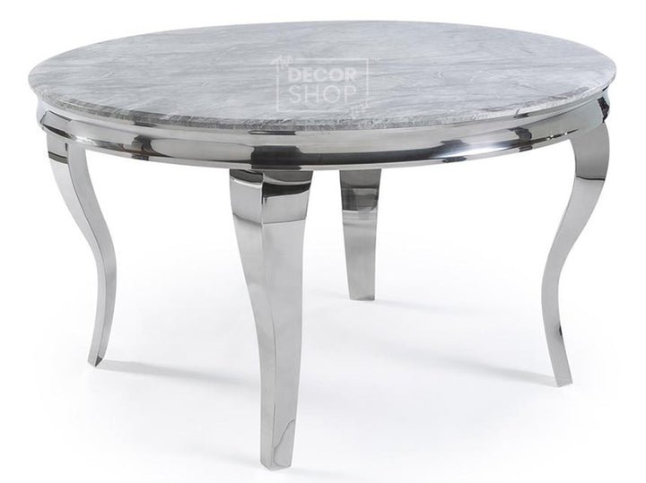 Dining Table with Chrome Legs - Louis