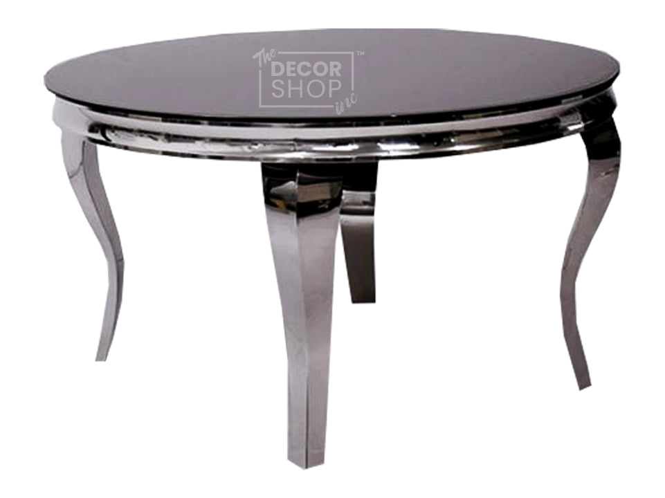 Dining Table with Chrome Legs - Louis