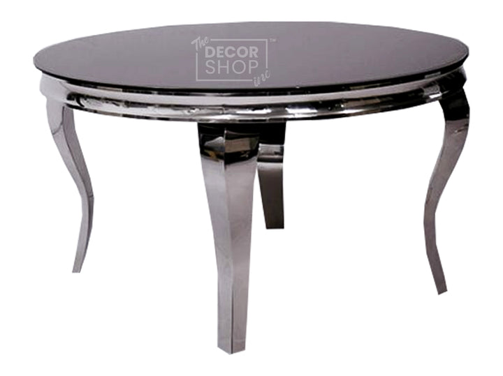 Dining Table with Chrome Legs - Louis