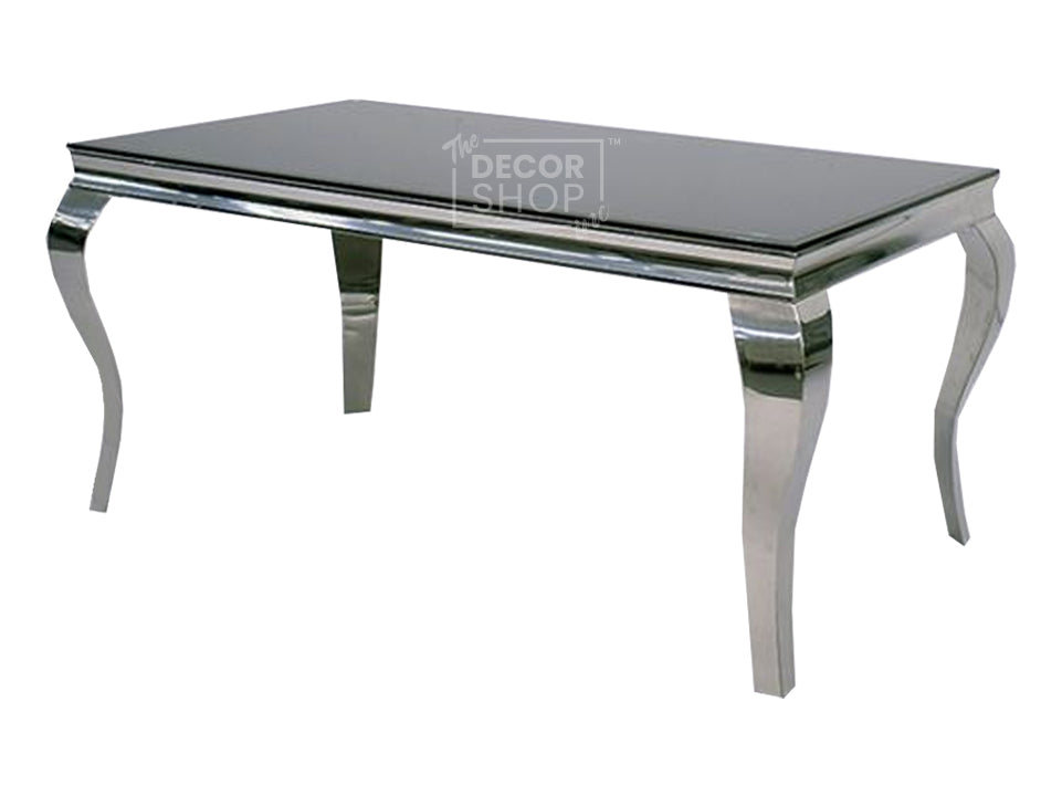 Dining Table with Chrome Legs - Louis