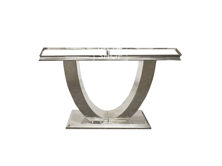 Small Console Table With Chrome Legs - Arial