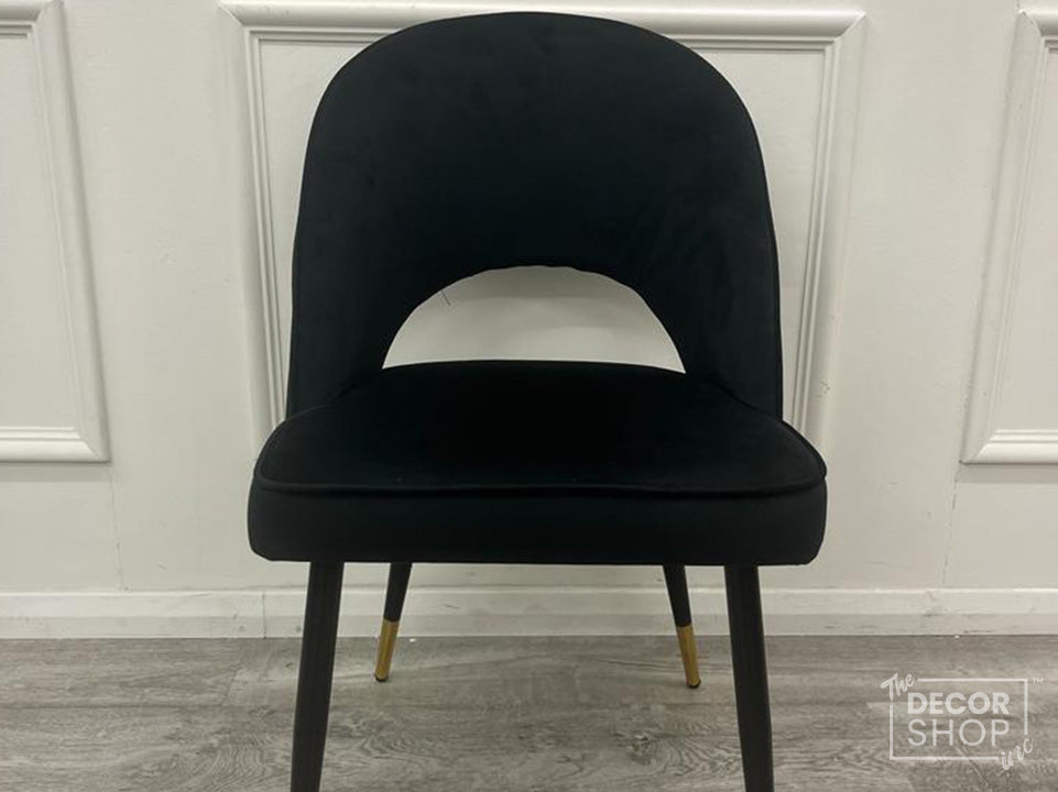 Astra Dining Chair With Gold Legs