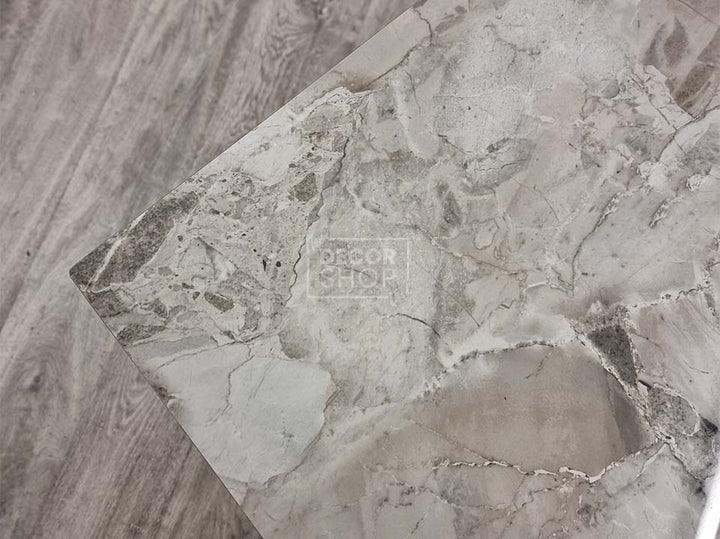 Dining Table with Chrome Legs - Louis