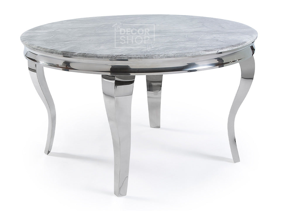 Dining Table with Chrome Legs - Louis
