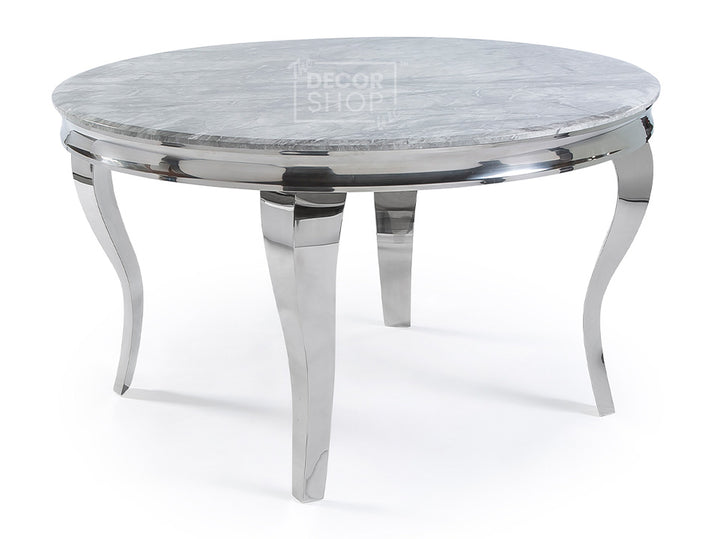 Dining Table with Chrome Legs - Louis