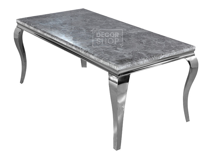 Dining Table with Chrome Legs - Louis