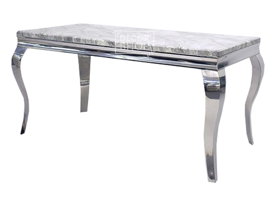 Dining Table with Chrome Legs - Louis