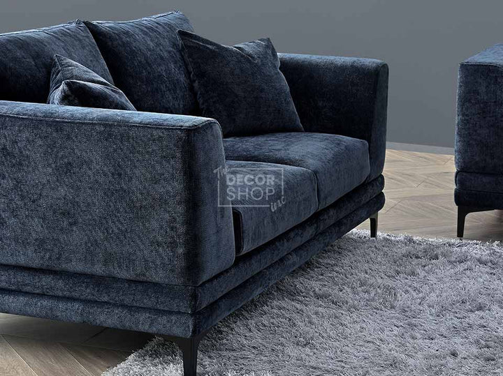 3+2 Fabric Sofa In Blue - Lenox