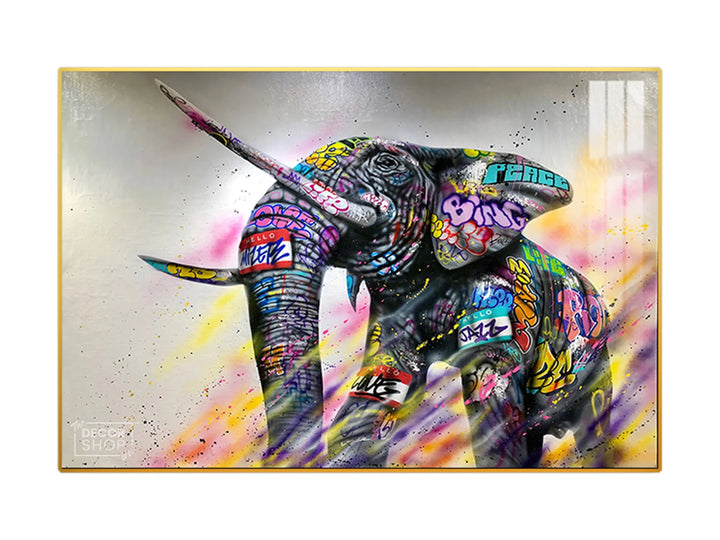 Majestic Elephant Painting Perfect for Nature-Inspired Interiors