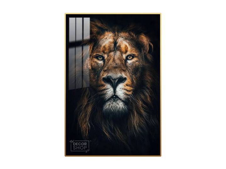 Majestic Lion Painting for Timeless and Elegant Wall Decor