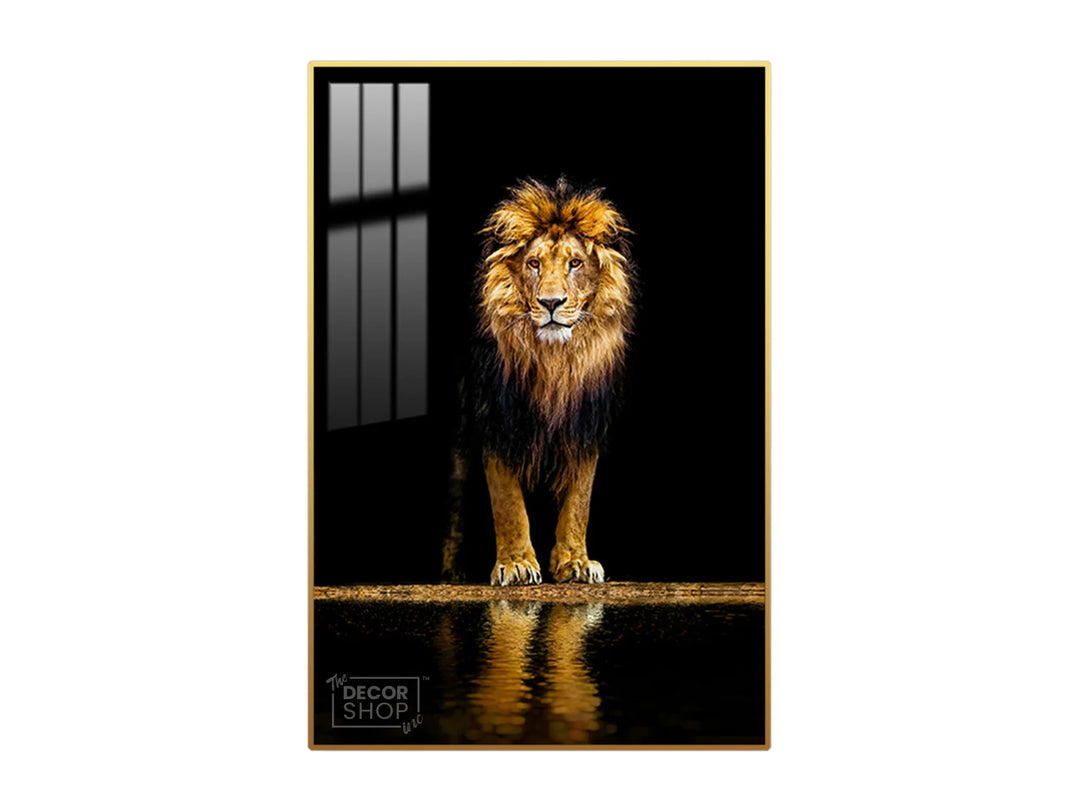 Bold and Majestic Lion Canvas for Modern Interiors