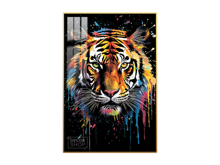 Abstract Tiger Art