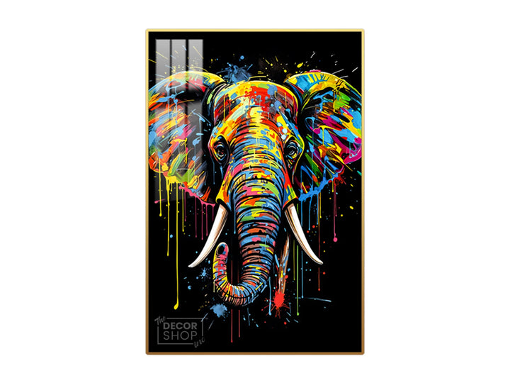 Colorful Elephant Canvas