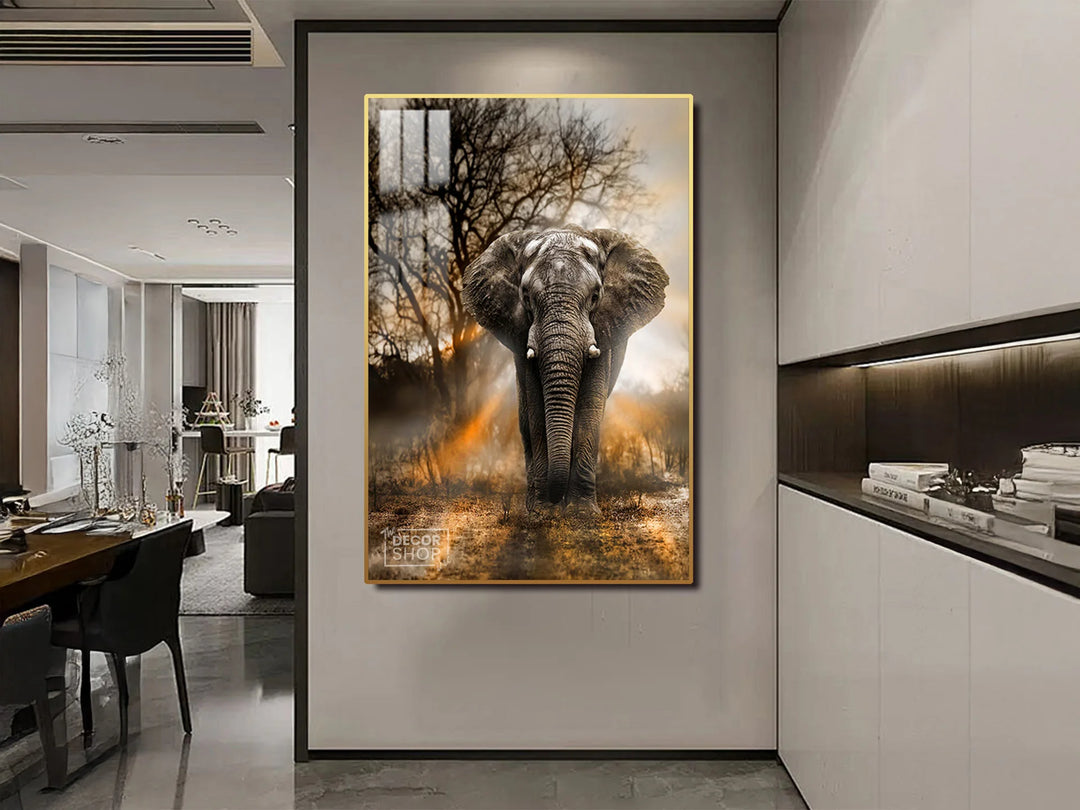 Transform Your Space with Majestic Canvas Elephant Art