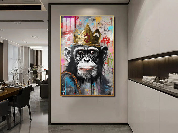 Playful Monkey Wall Art for Fun and Vibrant Interior Decor