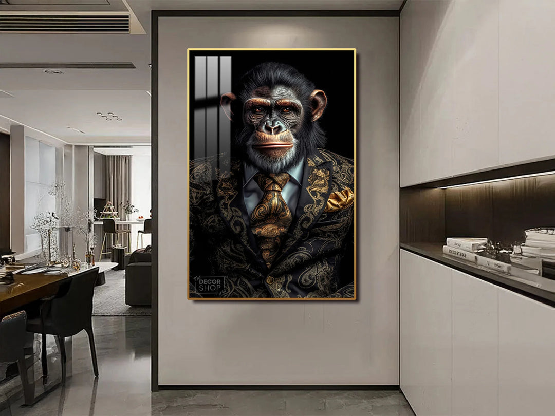 Add a Creative Twist with Modern Monkey Canvas Decor