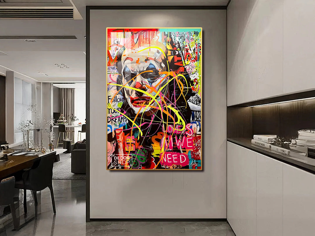 Joker Wall Art: A Perfect Statement for Bold Interiors