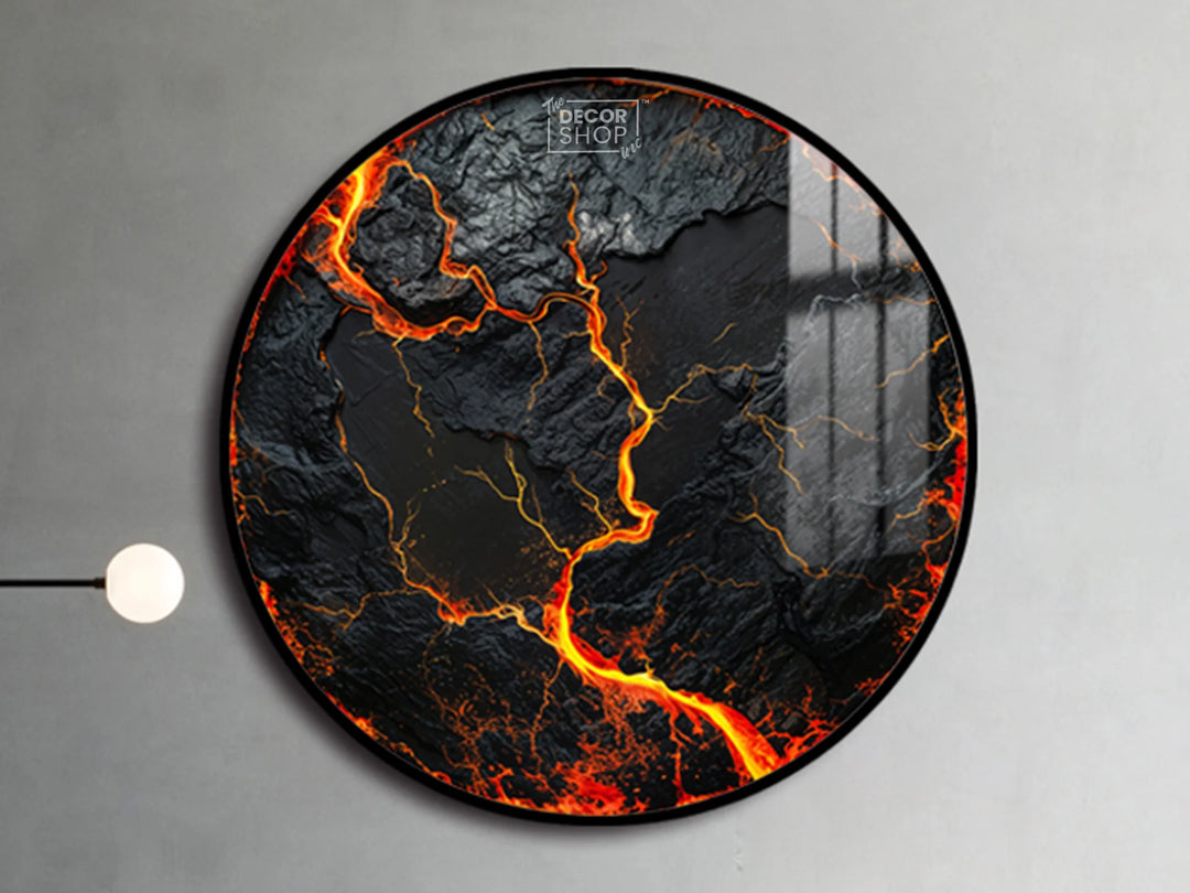 hot lava canva art