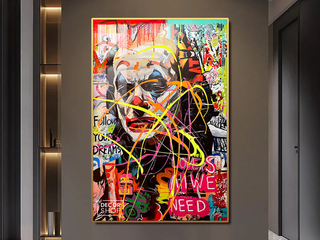 Joker Wall Art: A Perfect Statement for Bold Interiors