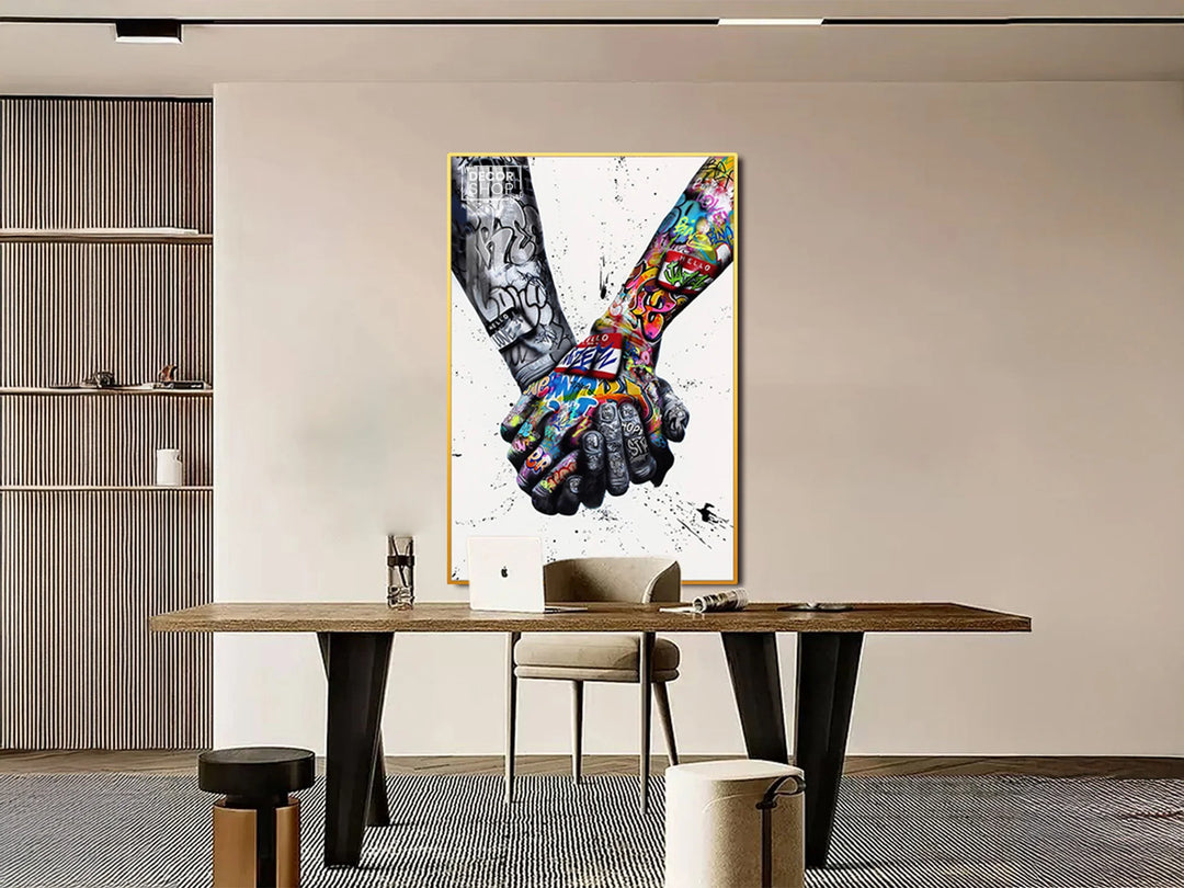 Add an Edgy Touch with Unique Street Art Canvas Decor