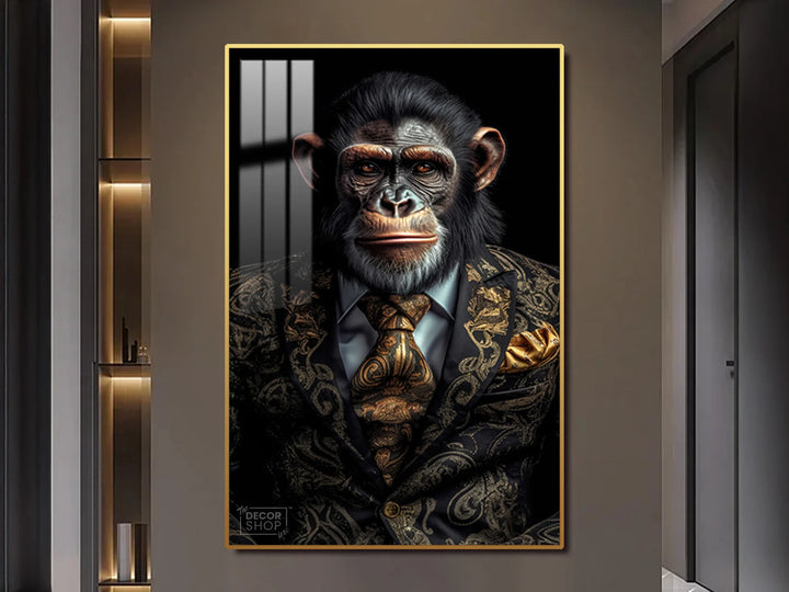 Add a Creative Twist with Modern Monkey Canvas Decor