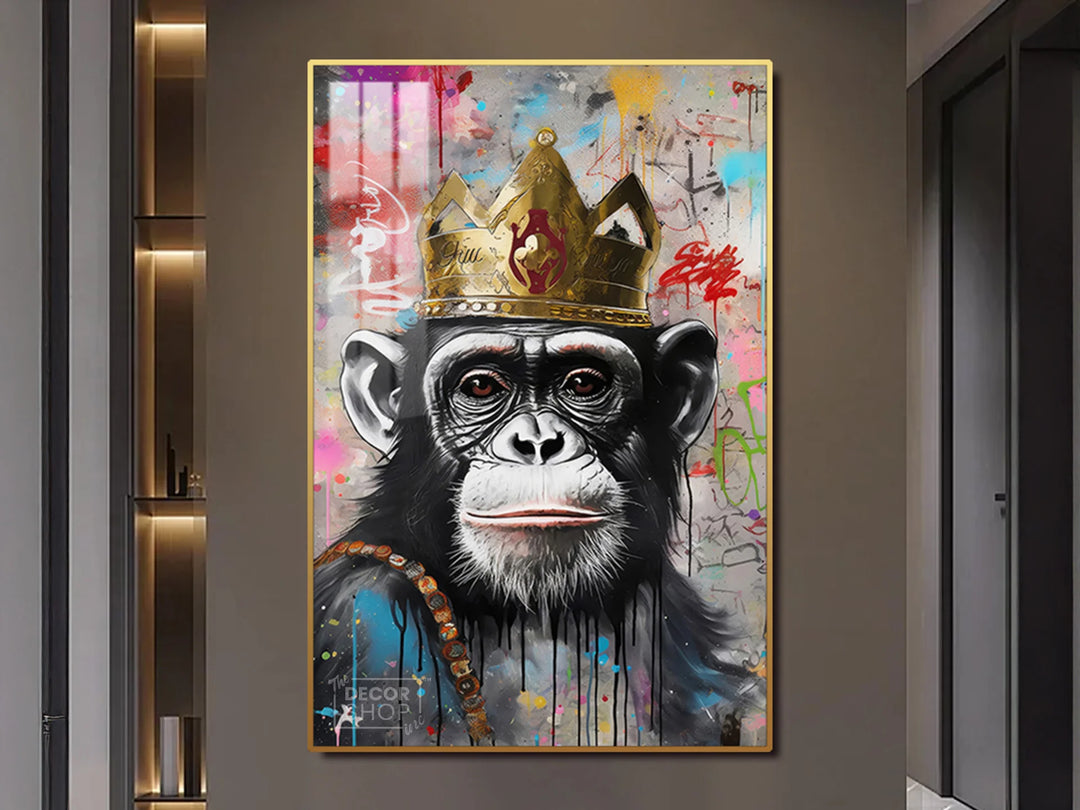 Playful Monkey Wall Art for Fun and Vibrant Interior Decor