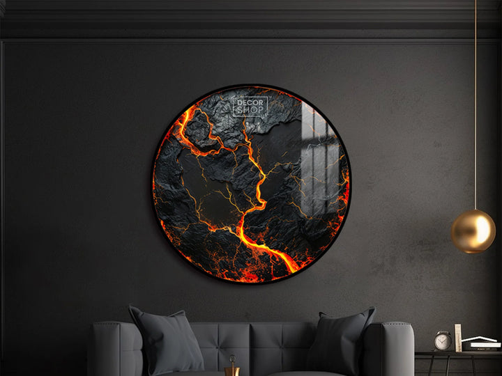 hot lava canva art