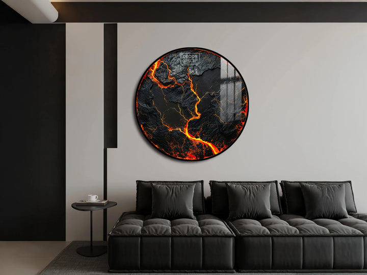 hot lava canva art