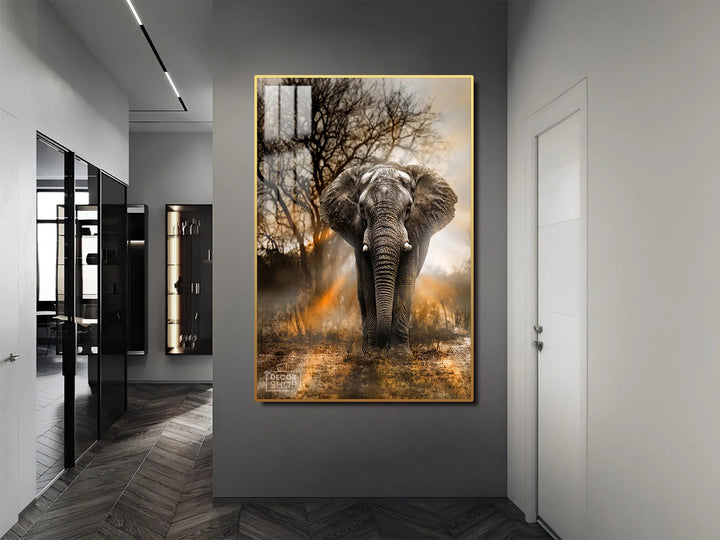 Transform Your Space with Majestic Canvas Elephant Art