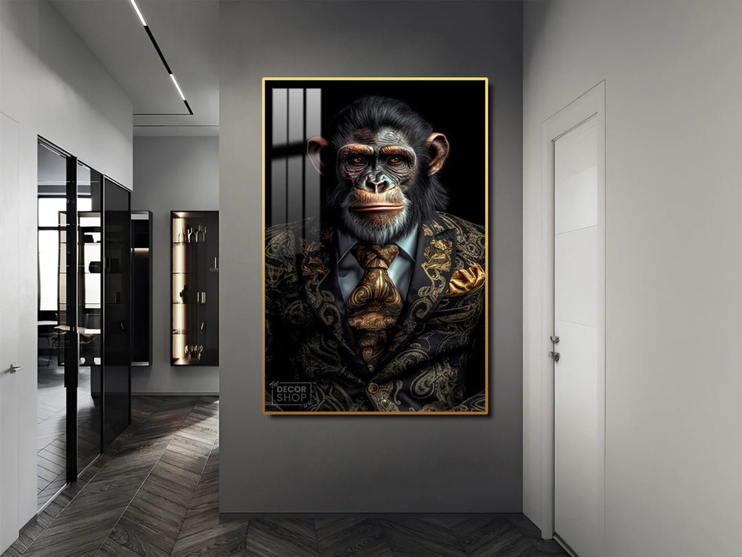 Add a Creative Twist with Modern Monkey Canvas Decor