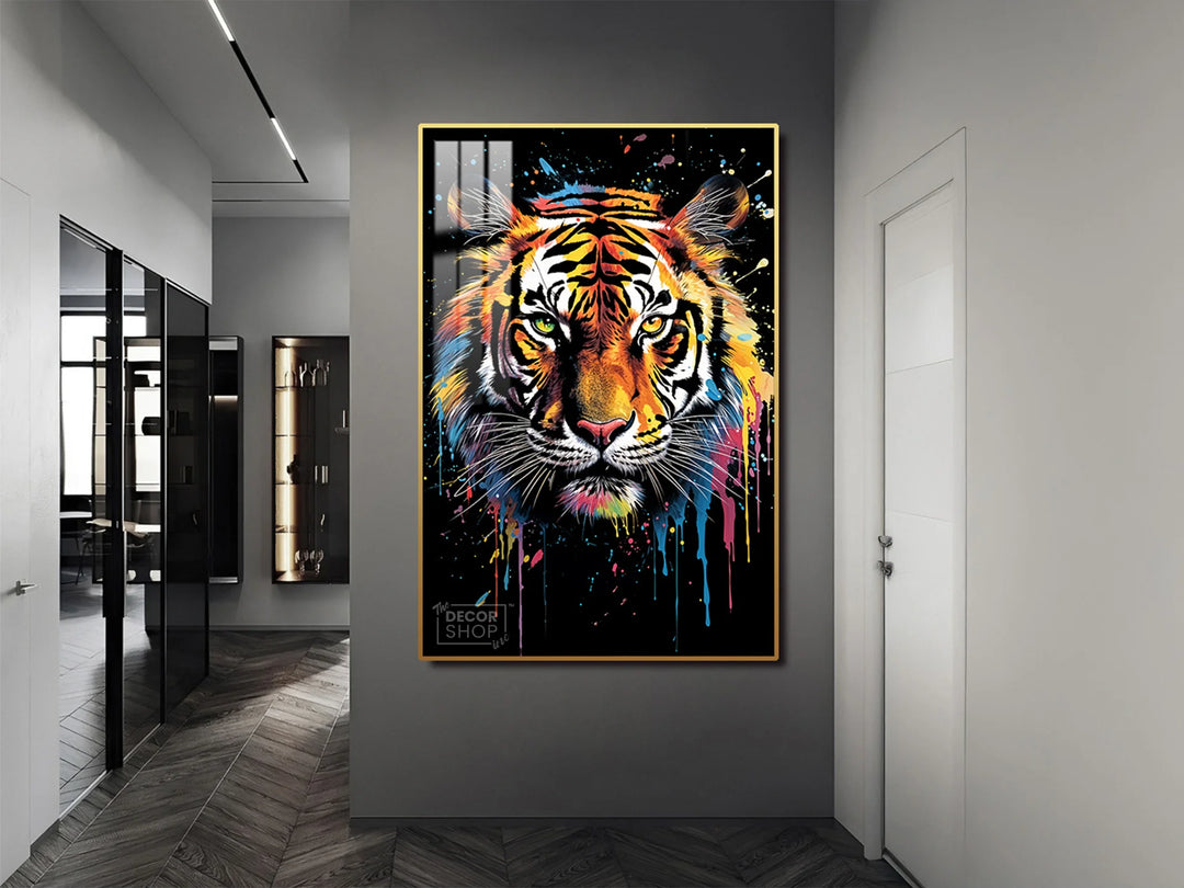 Abstract Tiger Art