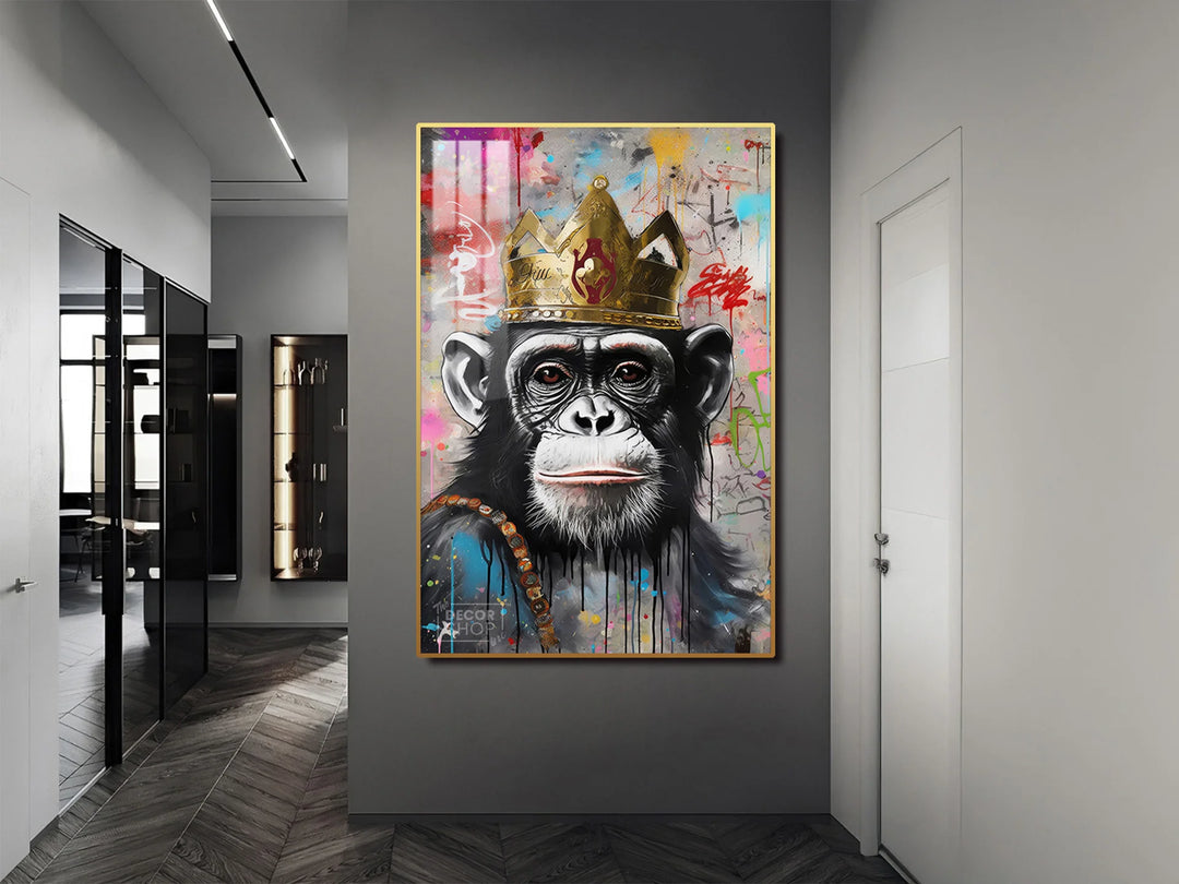 Playful Monkey Wall Art for Fun and Vibrant Interior Decor