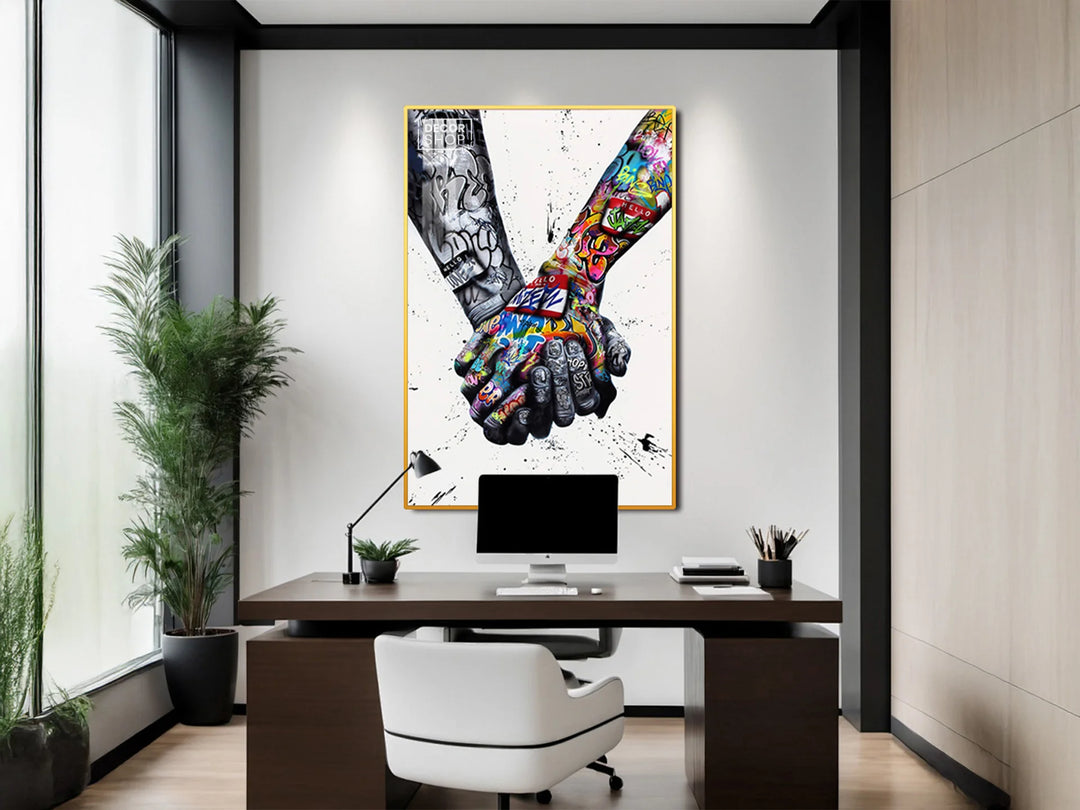 Add an Edgy Touch with Unique Street Art Canvas Decor