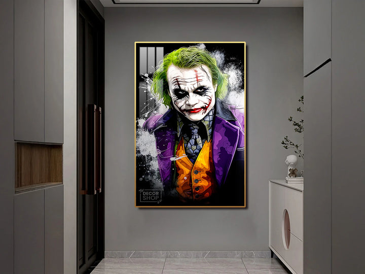 Joker Poker Face Canvas