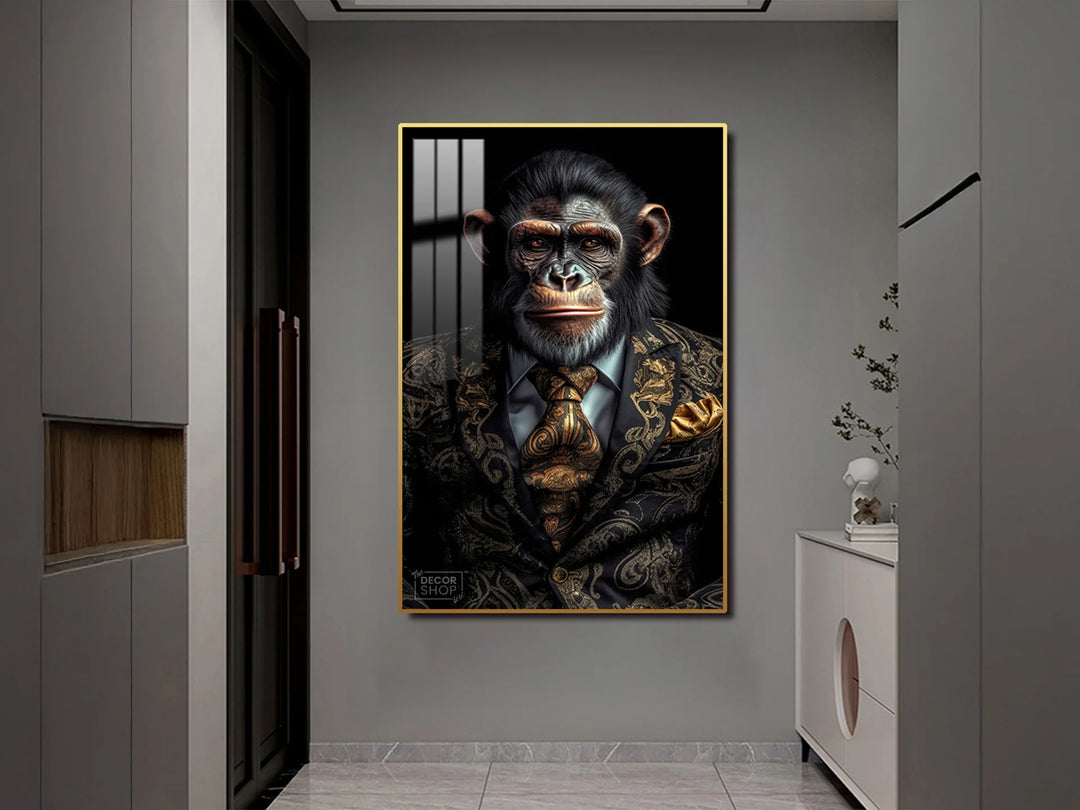 Add a Creative Twist with Modern Monkey Canvas Decor