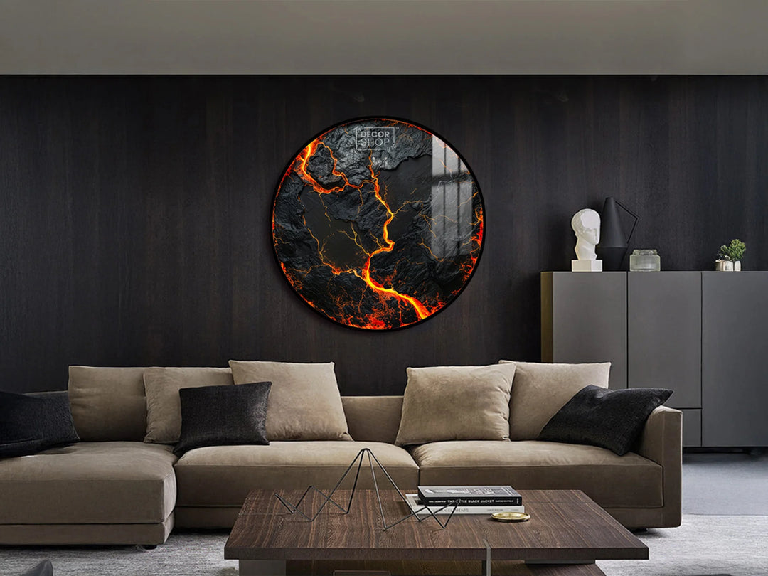 hot lava canva art