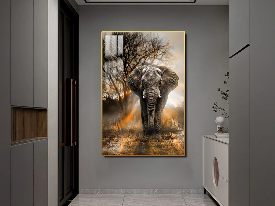 Transform Your Space with Majestic Canvas Elephant Art