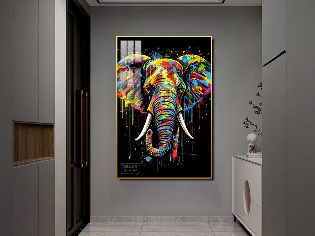 Colorful Elephant Canvas