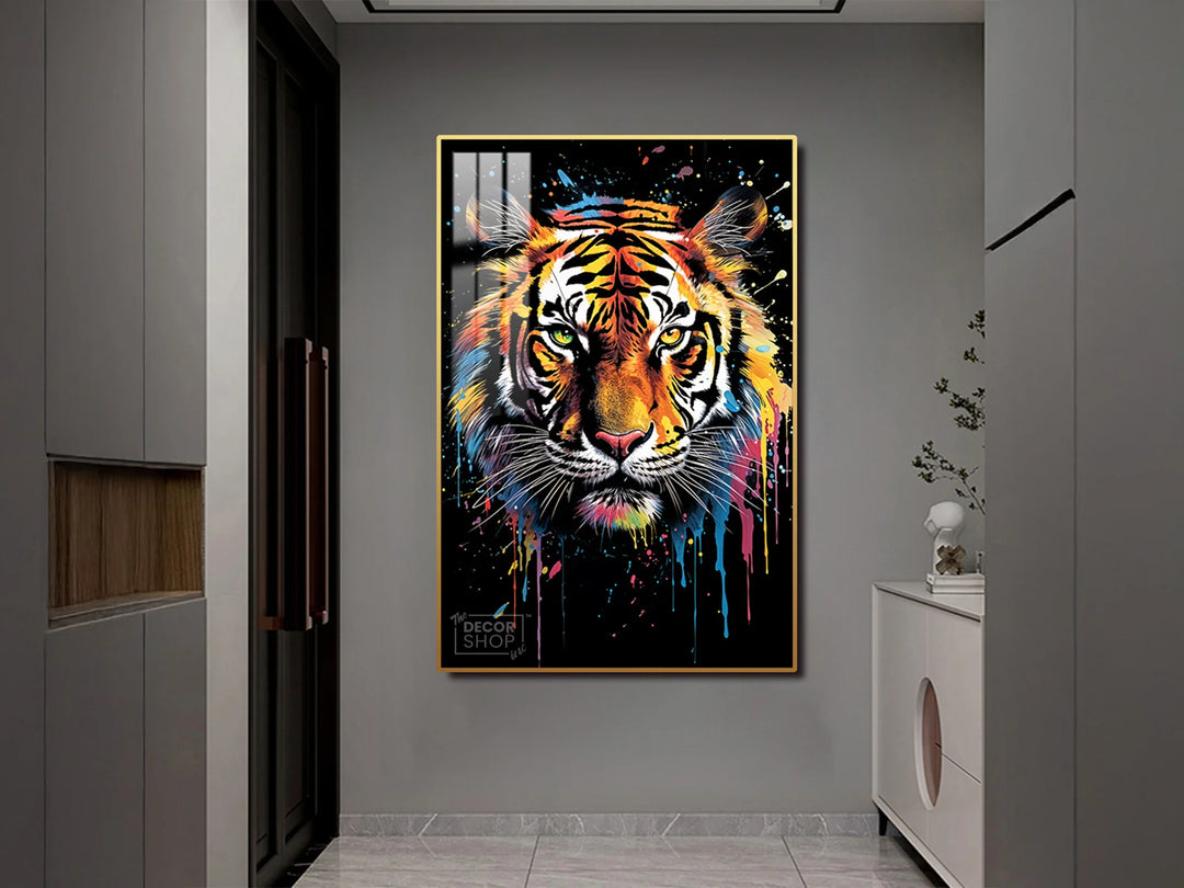 Abstract Tiger Art