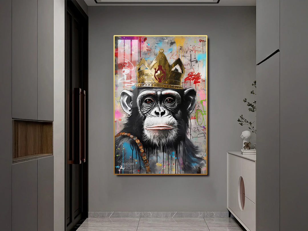 Playful Monkey Wall Art for Fun and Vibrant Interior Decor