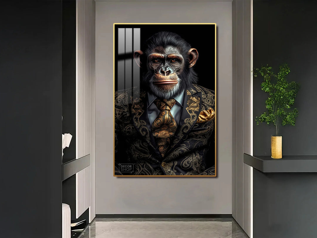 Add a Creative Twist with Modern Monkey Canvas Decor