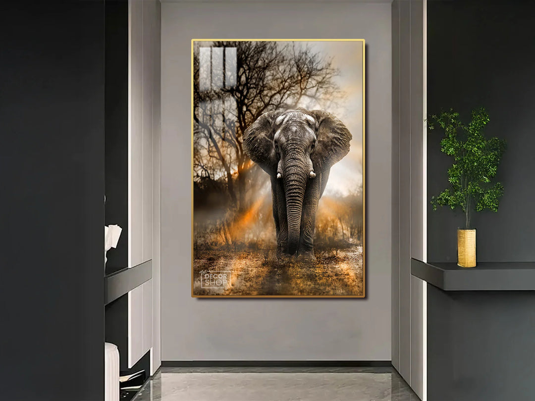 Transform Your Space with Majestic Canvas Elephant Art