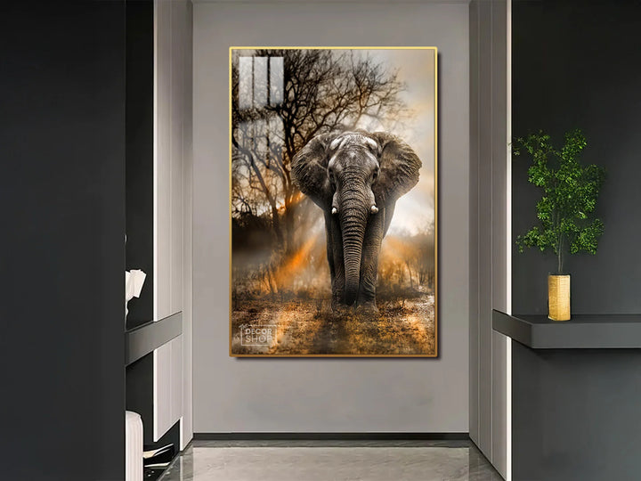 Transform Your Space with Majestic Canvas Elephant Art