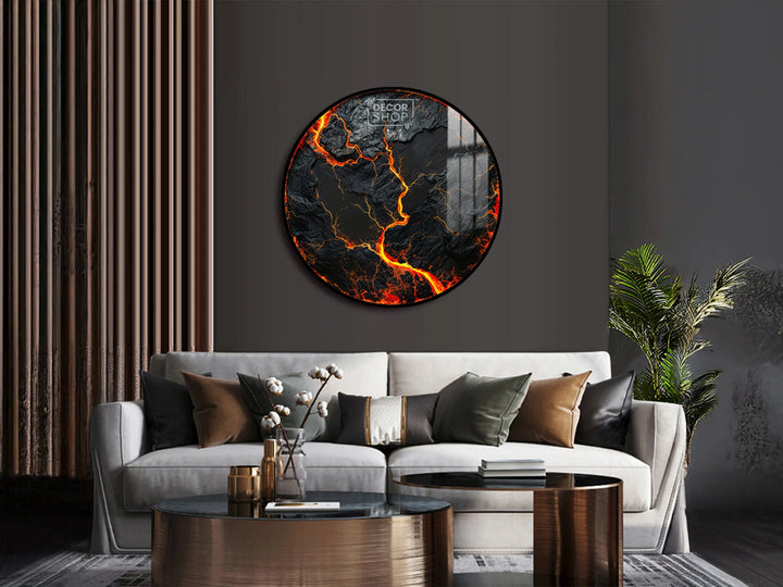 hot lava canva art