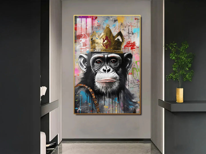 Playful Monkey Wall Art for Fun and Vibrant Interior Decor